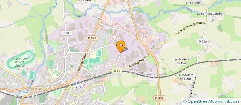 localisation de l'entreprise SARL E F C à VIRE-NORMANDIE
