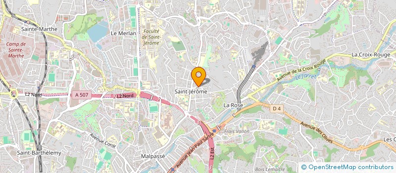 localisation de l'entreprise SARL E.G.B.B. à MARSEILLE 13EME