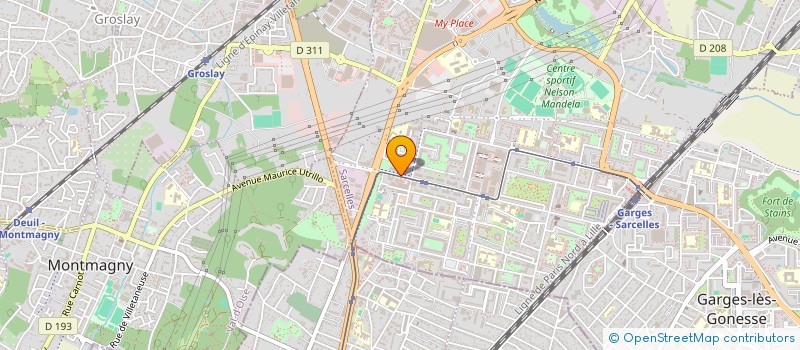 localisation de l'entreprise SARL E.G.C.M à SARCELLES