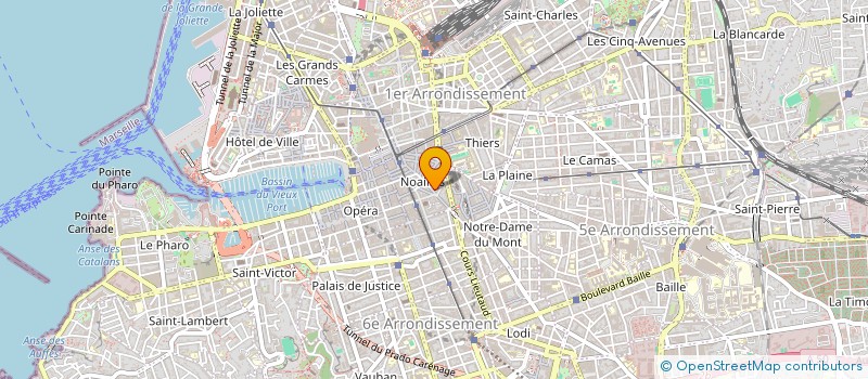 localisation de l'entreprise SARL E.G.S ENTREPRISE GENERALE DU SUD à MARSEILLE