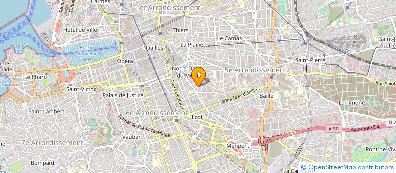 localisation de l'entreprise SARL E.G.T.T à MARSEILLE