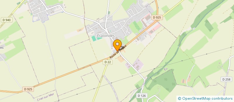 localisation de l'entreprise SARL E.J.L.CHEVRIER  ETALONDES