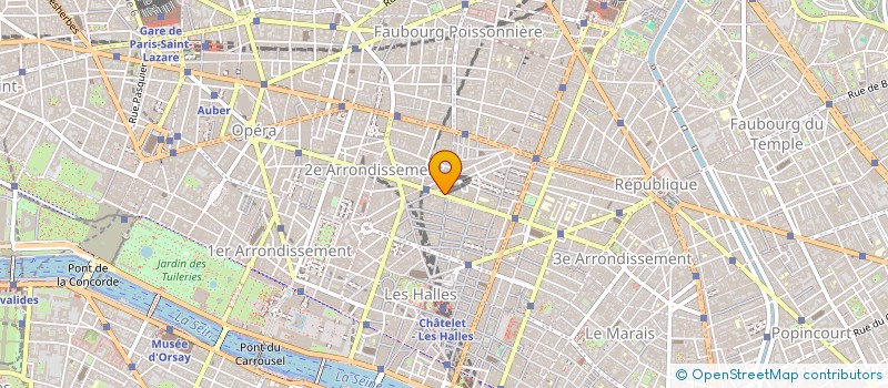 localisation de l'entreprise SARL E.L.C.  PARIS