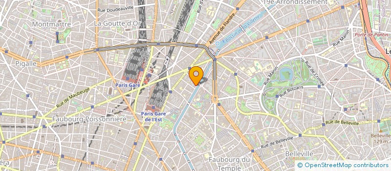 localisation de l'entreprise SARL E.L.M.  PARIS