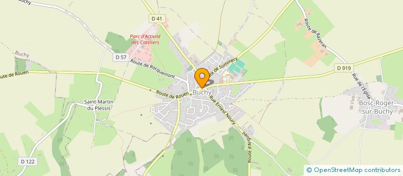 localisation de l'entreprise SARL E L T  BUCHY