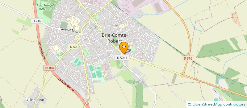 localisation de l'entreprise SARL E.M.F. à BRIE-COMTE-ROBERT