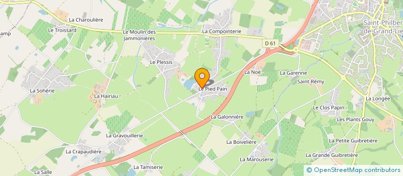 localisation de l'entreprise SARL E.M.S.A à SAINT-PHILBERT-DE-GRAND-LIEU
