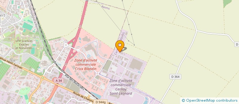 localisation de l'entreprise SARL E = MP 2 à CERNAY-LES-REIMS