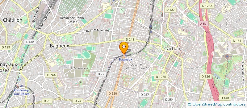 localisation de l'entreprise SARL E.N.E SUPERMARCHE à BAGNEUX