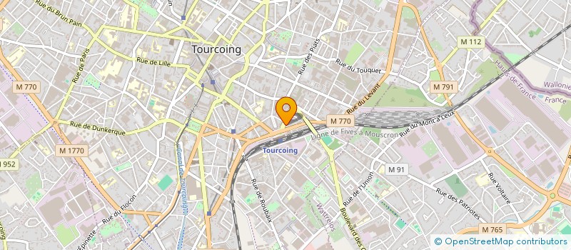 localisation de l'entreprise SARL E-ORTHOPEDIE à TOURCOING