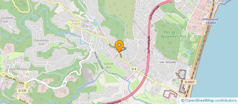 localisation de l'entreprise SARL  E P C  BIOT