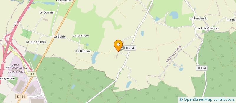 localisation de l'entreprise SARL E.P.C. ENSEIGNE.COM à SOULAINES-SUR-AUBANCE