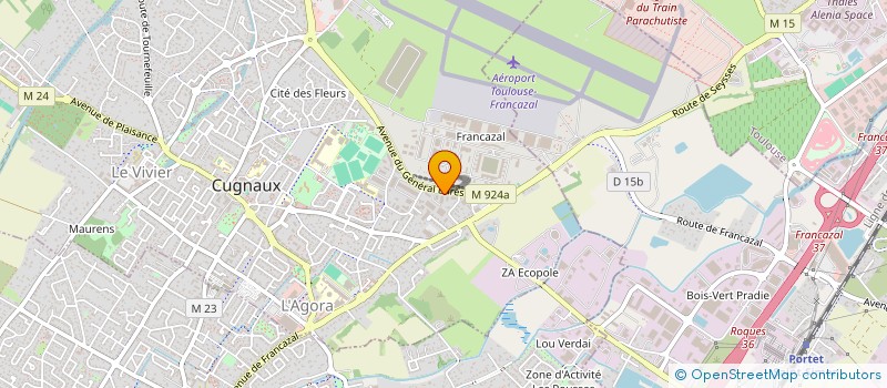 localisation de l'entreprise SARL E.R.B. à CUGNAUX