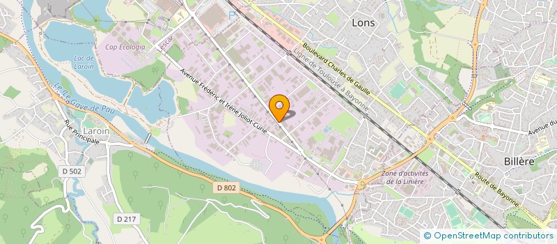 localisation de l'entreprise SARL E.R.C.P à LONS