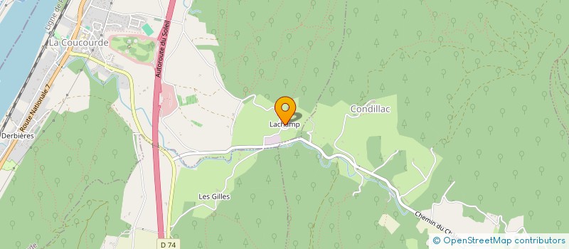 localisation de l'entreprise SARL E R G CONSEIL HABITAT à MONTBOUCHER-SUR-JABRON