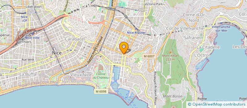 localisation de l'entreprise SARL E.R.T.V.B. à NICE