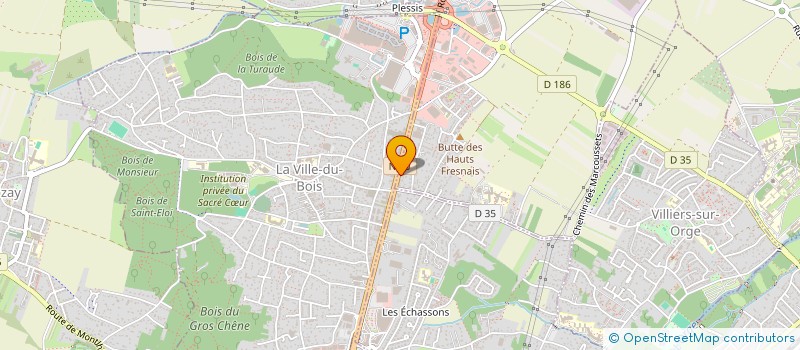 localisation de l'entreprise SARL E@RIC  BALLAINVILLIERS