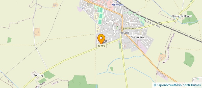 localisation de l'entreprise SARL E.S.I. (ELECTRICITE-SECURITE-INFORMATIQUE)  MORMANT