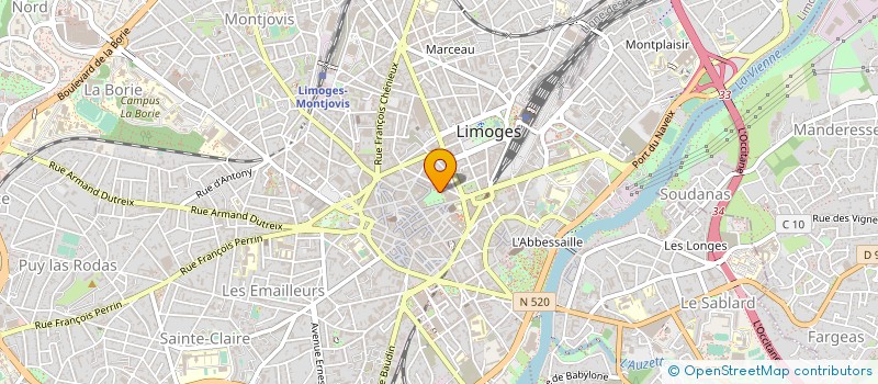 localisation de l'entreprise SARL E-SPACE LEARNING à LIMOGES