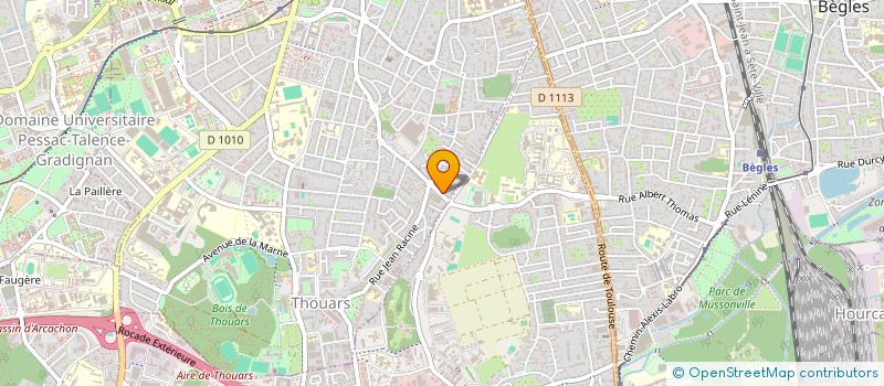 localisation de l'entreprise SARL E.T.M.G  TALENCE