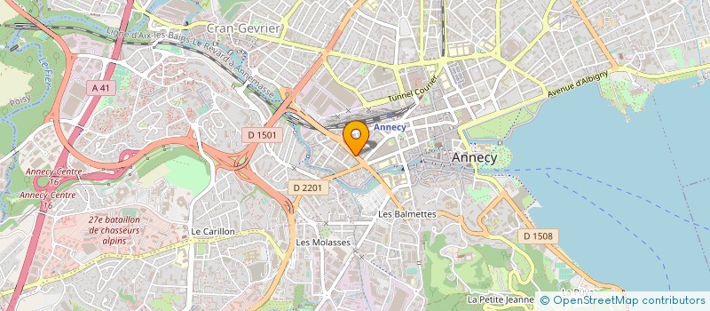 localisation de l'entreprise SARL E3D à ANNECY