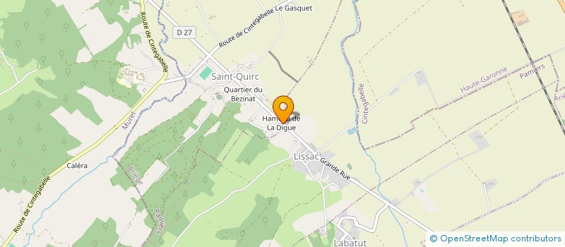 localisation de l'entreprise SARL E3TP à SAINT-QUIRC