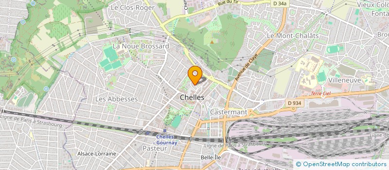 localisation de l'entreprise SARL EASY BAT  CHELLES