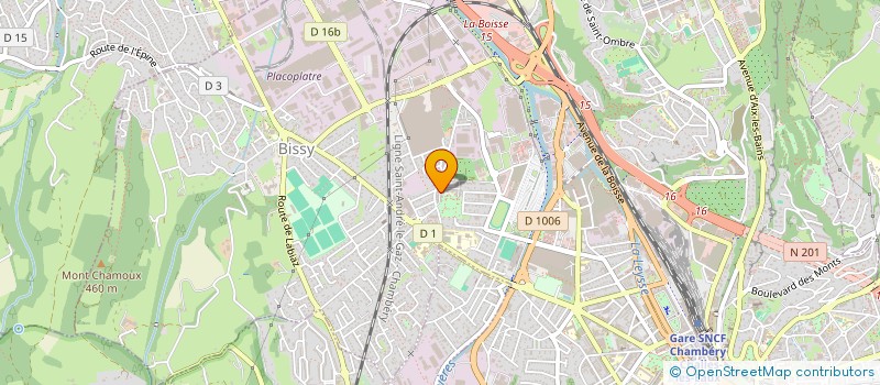 localisation de l'entreprise SARL EAU+ à CHAMBERY