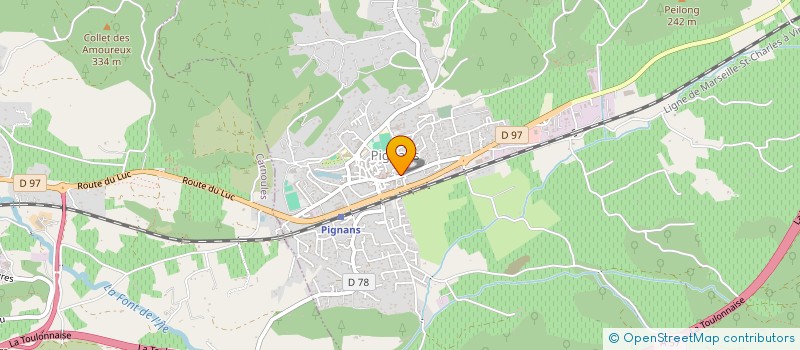 localisation de l'entreprise SARL EAU BON TUYAU  PIGNANS