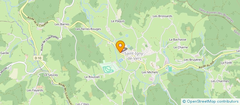 localisation de l'entreprise SARL EAU ENERGIE  SAINT-IGNY-DE-VERS