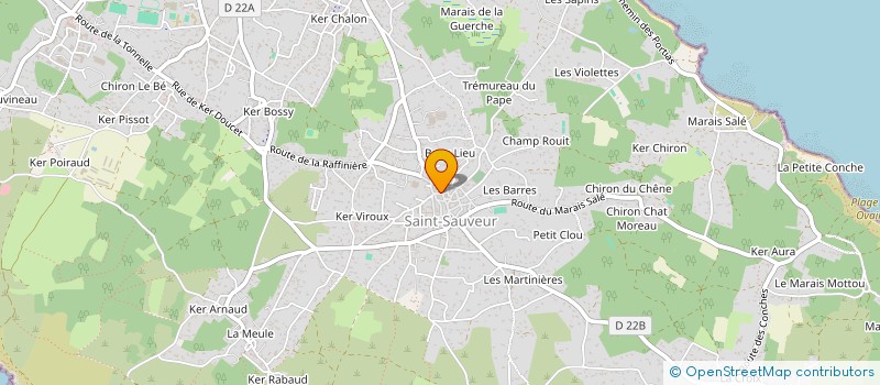localisation de l'entreprise SARL EAUX SECOURS à L'ILE-D'YEU
