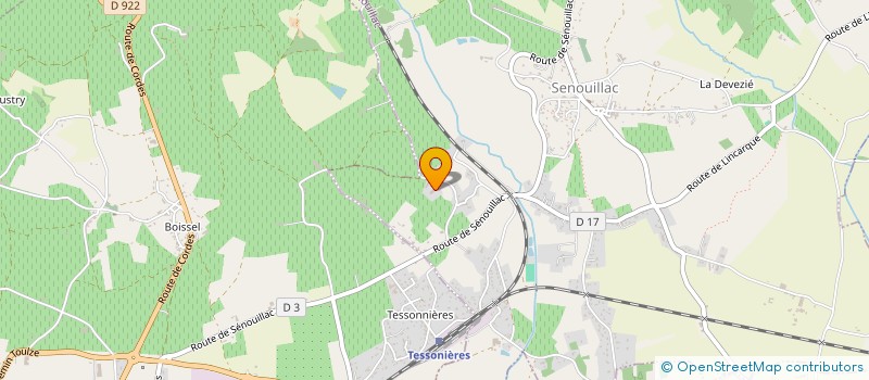 localisation de l'entreprise SARL EB PHOTOVOLTAIQUE à SENOUILLAC