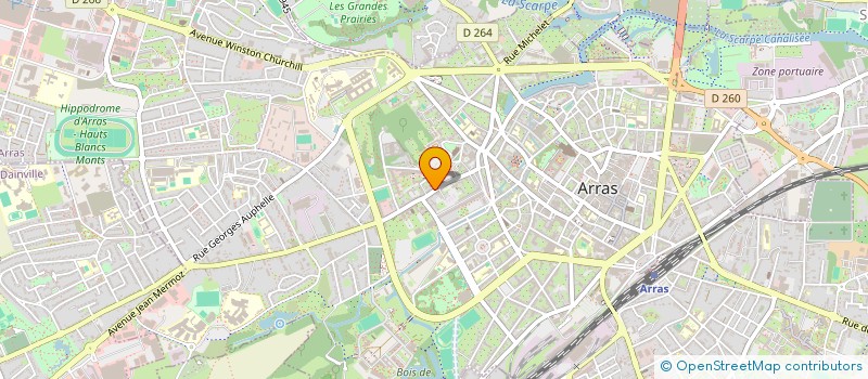 localisation de l'entreprise SARL EB PROPRETE à ARRAS