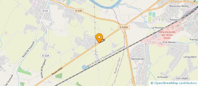 localisation de l'entreprise SARL EBC  TOULOUSE