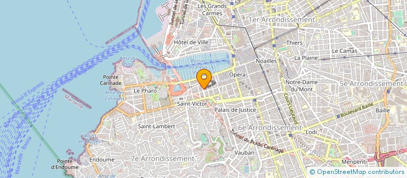 localisation de l'entreprise SARL EBENISTERIE DE LA CROIX à MARSEILLE