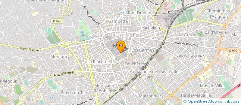 localisation de l'entreprise SARL EBLOUI'SENS  NIMES