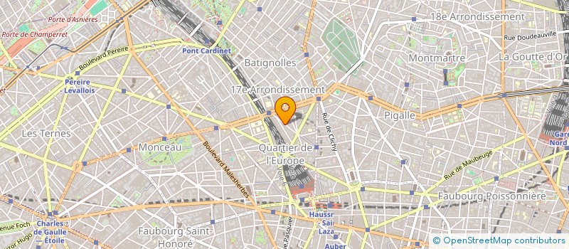 localisation de l'entreprise SARL EBR à PARIS