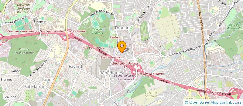 localisation de l'entreprise SARL EBR  VILLENAVE-D'ORNON