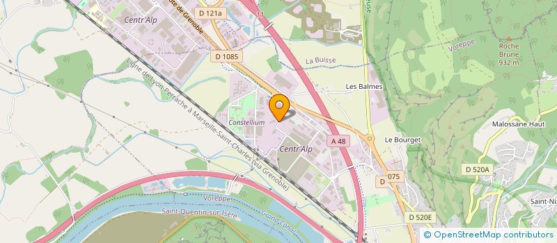 localisation de l'entreprise SARL EBS  VOREPPE