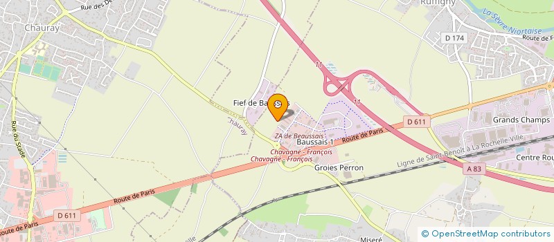 localisation de l'entreprise SARL EC2I  LA CRECHE