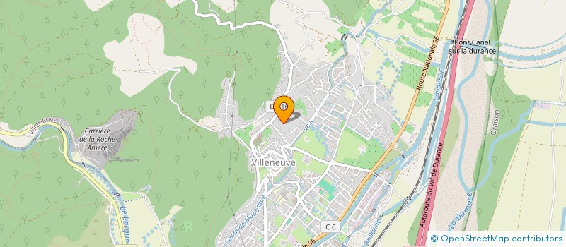 localisation de l'entreprise SARL EC2M  VILLENEUVE