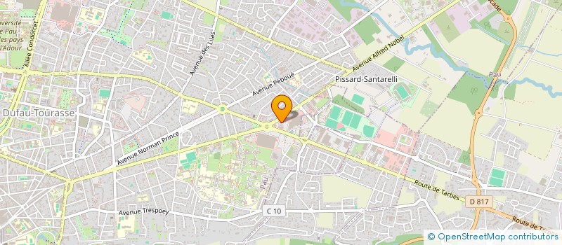 localisation de l'entreprise SARL EC3A à PAU
