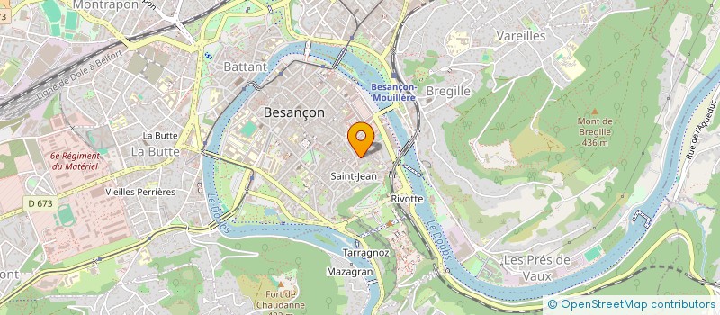 localisation de l'entreprise SARL ECA à BESANCON