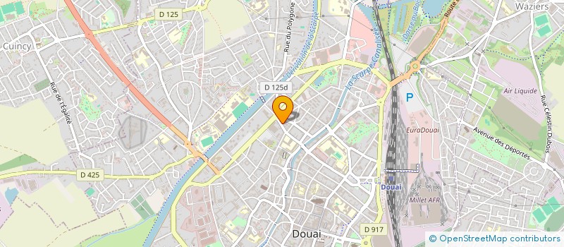 localisation de l'entreprise SARL ECAM à DOUAI