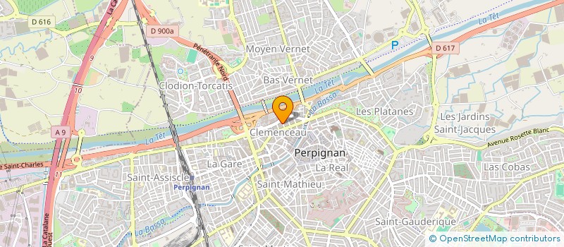 localisation de l'entreprise SARL ECCM  PERPIGNAN