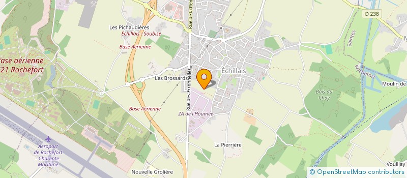 localisation de l'entreprise SARL ECHILLAIS AUTOMOBILES à ECHILLAIS