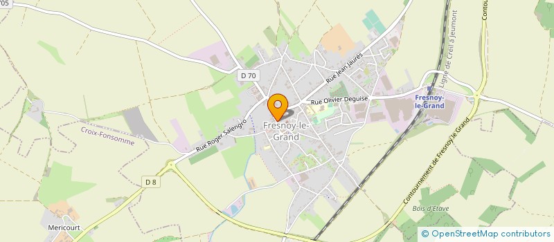 localisation de l'entreprise SARL ECHO MEDICAL à FRESNOY-LE-GRAND