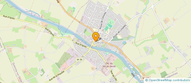 localisation de l'entreprise SARL ECLA 2015 à QUESNOY-SUR-DEULE