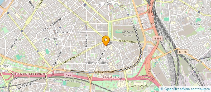 localisation de l'entreprise SARL ECLAT à LILLE