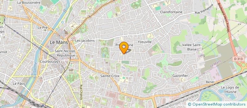 localisation de l'entreprise SARL ECM à LE MANS